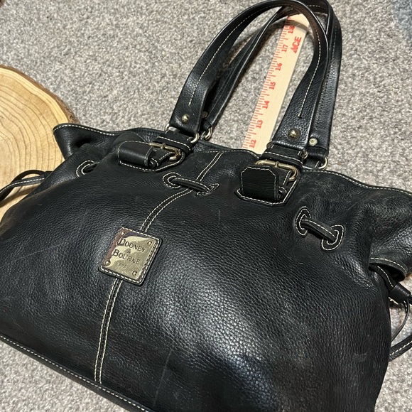 Dooney & Bourke Chiara Black Leather Handbag Purse Tote